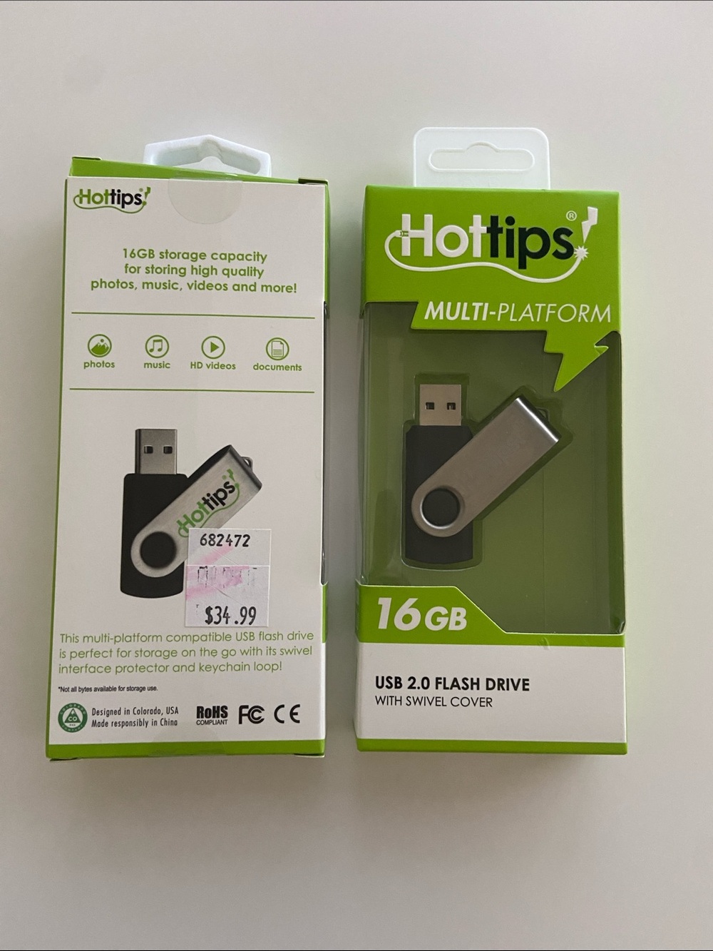 Hot tips 16GB Swivel USB Flash Drive L3